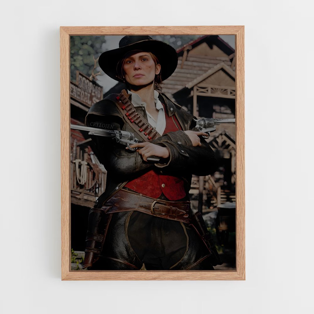 Poster Sadie the Sharpshooter – affiche Red Dead Redemption (vue 4)
